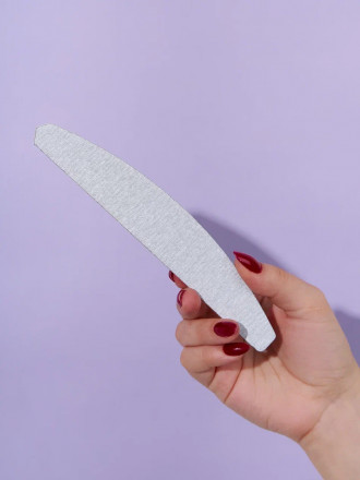 ALGEBRA BEAUTY   HARD GRAY   Мягкие   XL   #120   (50шт)   Сменные  файлы для пилки на вспененной подложке