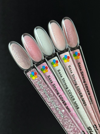 BLOOM   Base Strong COVER   #16   15мл   База камуфлирующая жесткая