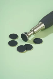 ALGEBRA BEAUTY   STRONG BLACK   Мягкие   M (20мм)   #180   (50шт)   Сменные файлы  для педикюрного диска на вспененной подложке