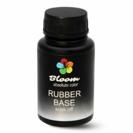 BLOOM   Base  RUBBER   50мл (бутылка)   База прозрачная густая