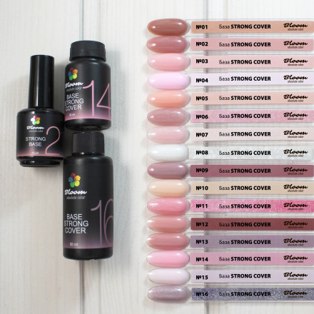 BLOOM   Base Strong COVER   #03   15мл   База камуфлирующая жесткая